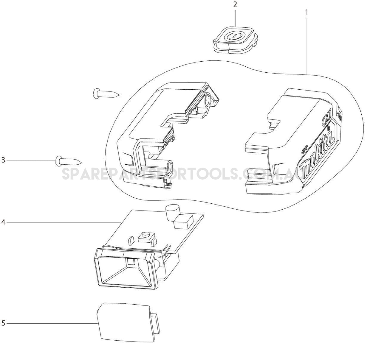 Makita ML103 Spare Parts