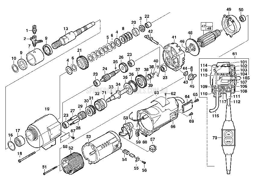 Milwaukee DCM2-180C Spare Parts