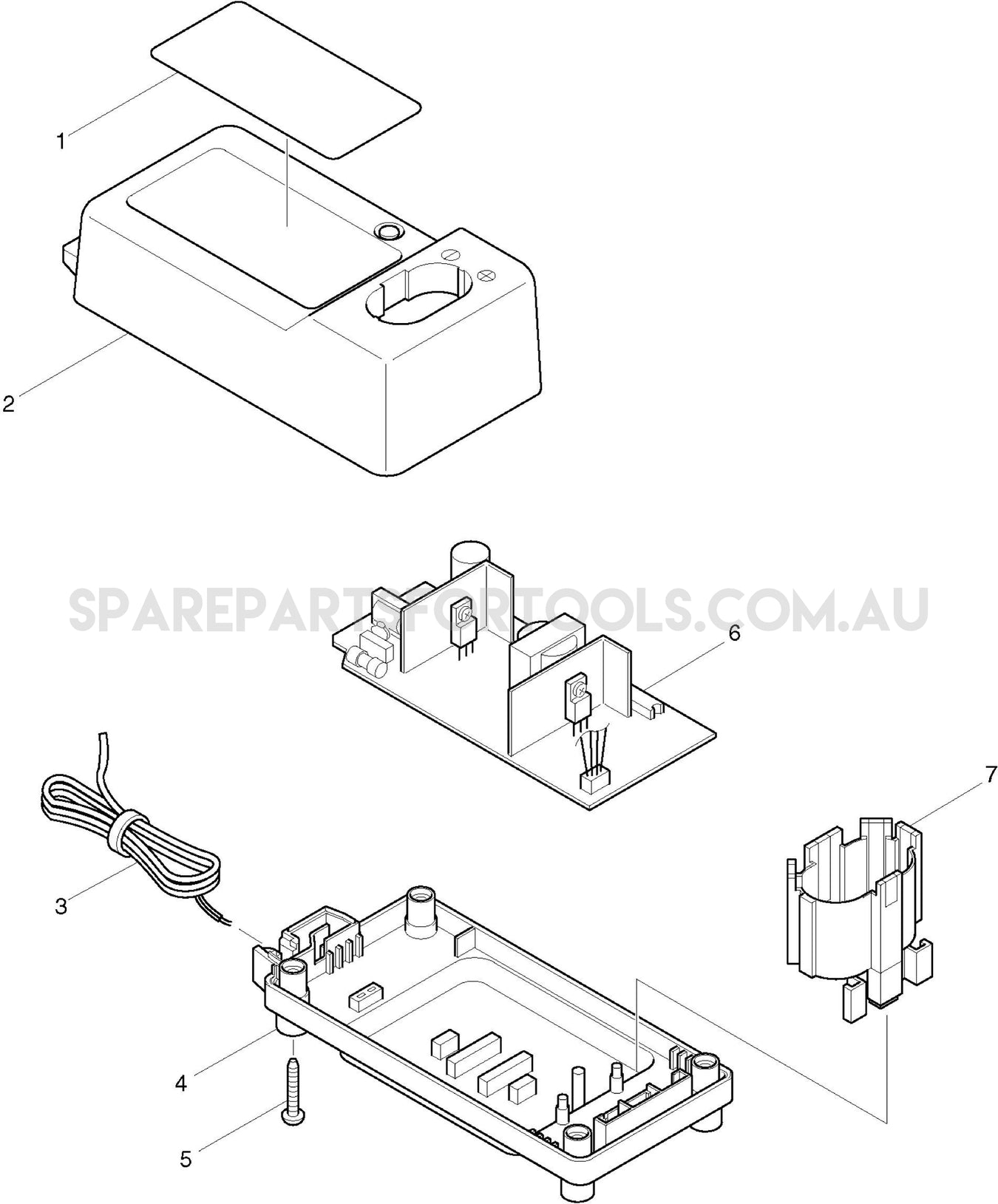 Makita DC1413 Spare Parts
