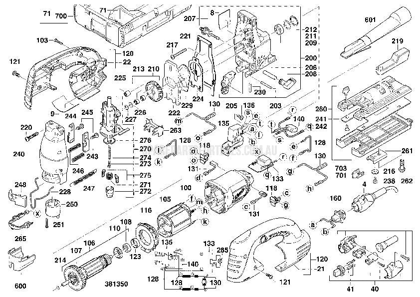 Milwaukee JSPE135TQX Spare Parts