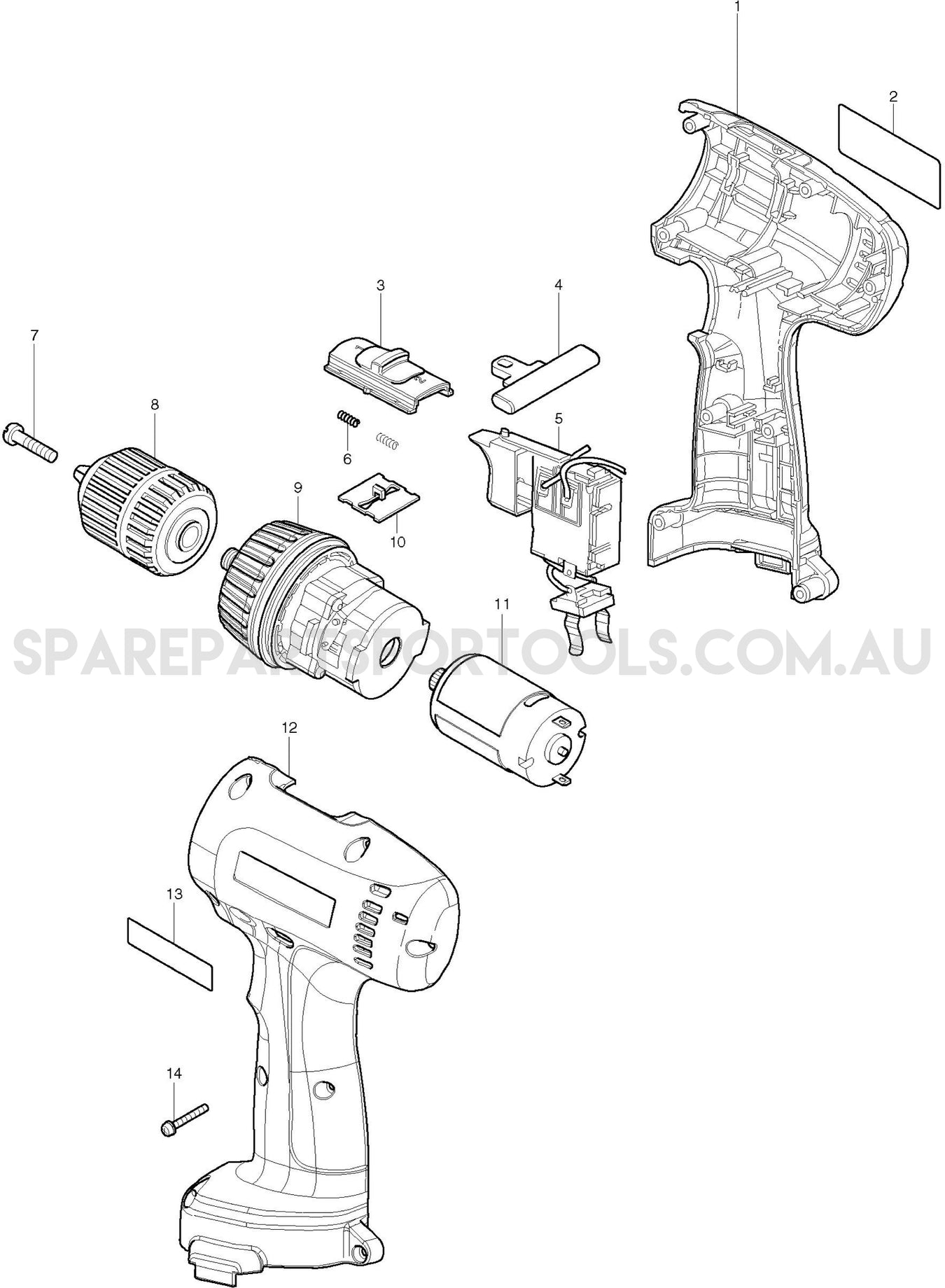 Makita MT063 Spare Parts
