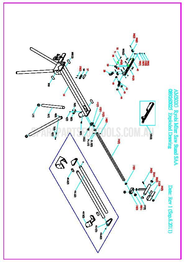 Milwaukee MSL3000 Spare Parts