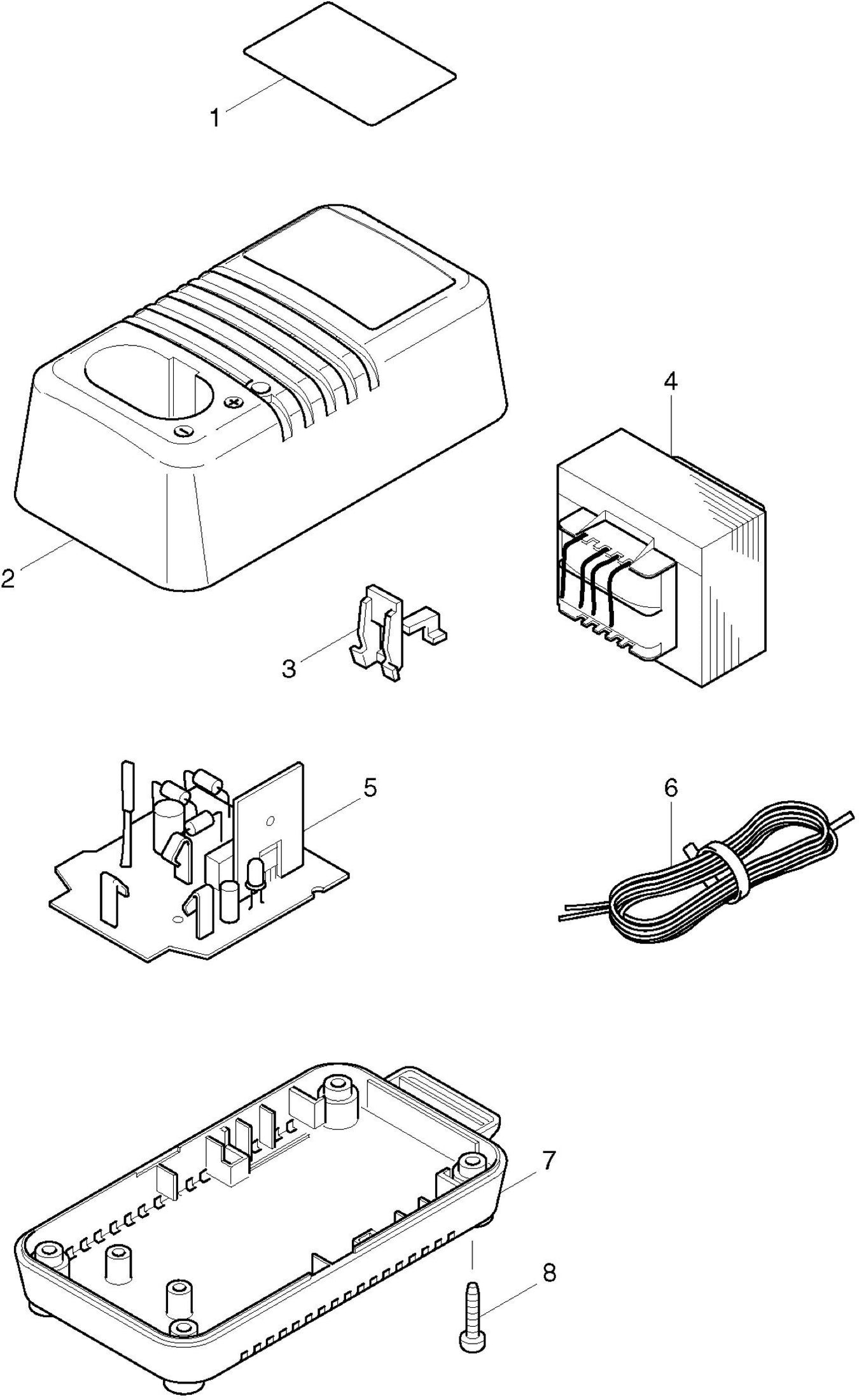 Makita DC1250 Spare Parts
