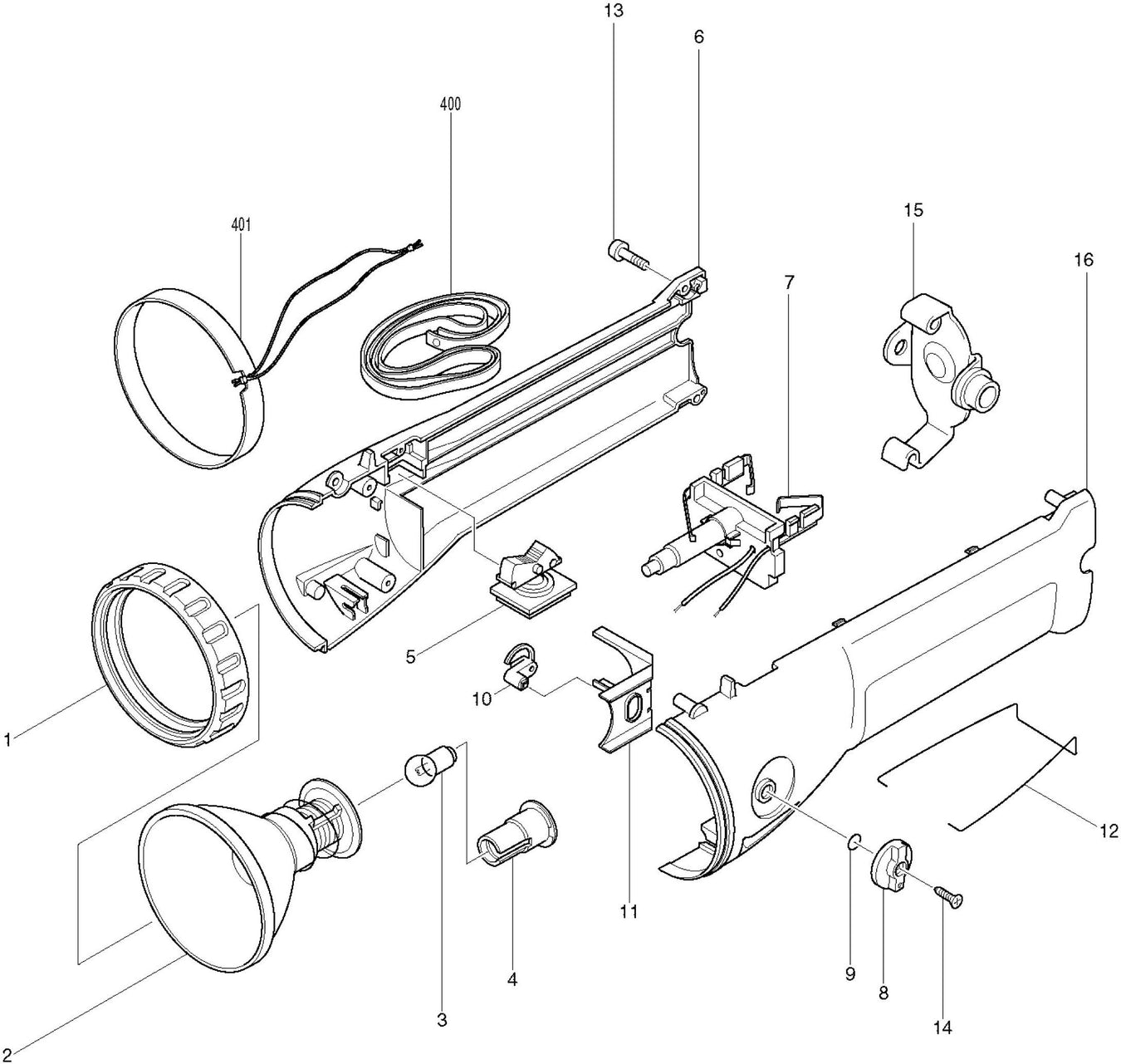 Makita ML900 Spare Parts