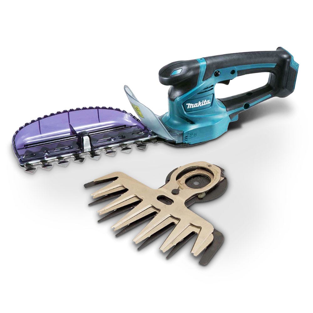 Makita 12V 200Mm Hedge Trimmer W. Grass Shear Blade Skin Uh201Dzx