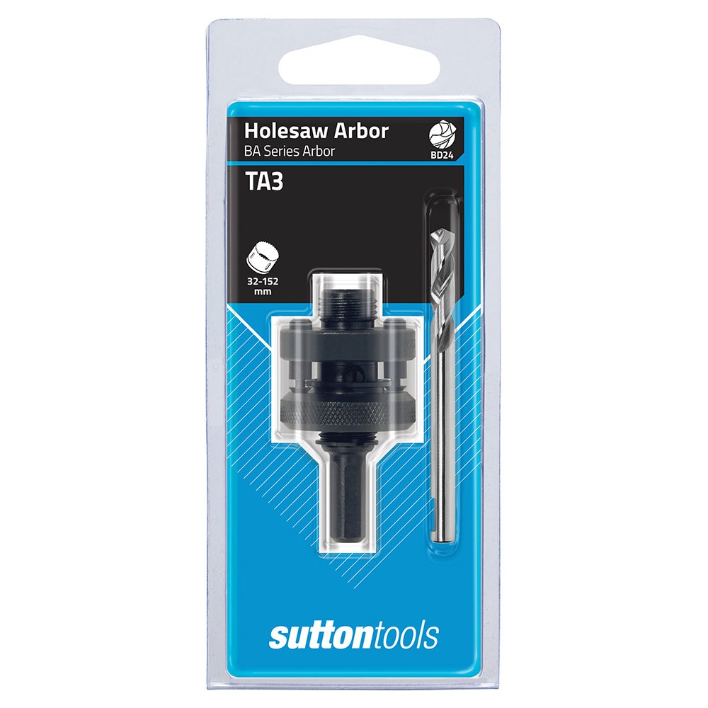 SUTTON 32-152MM 5/8-UNF TA3 ARBOR HOLESAW & PILOT H112TA3