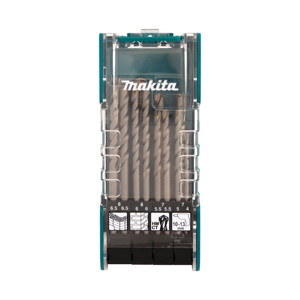 Makita Diy Masonry Percussion Drill Bit Set - 12Pc D-73483