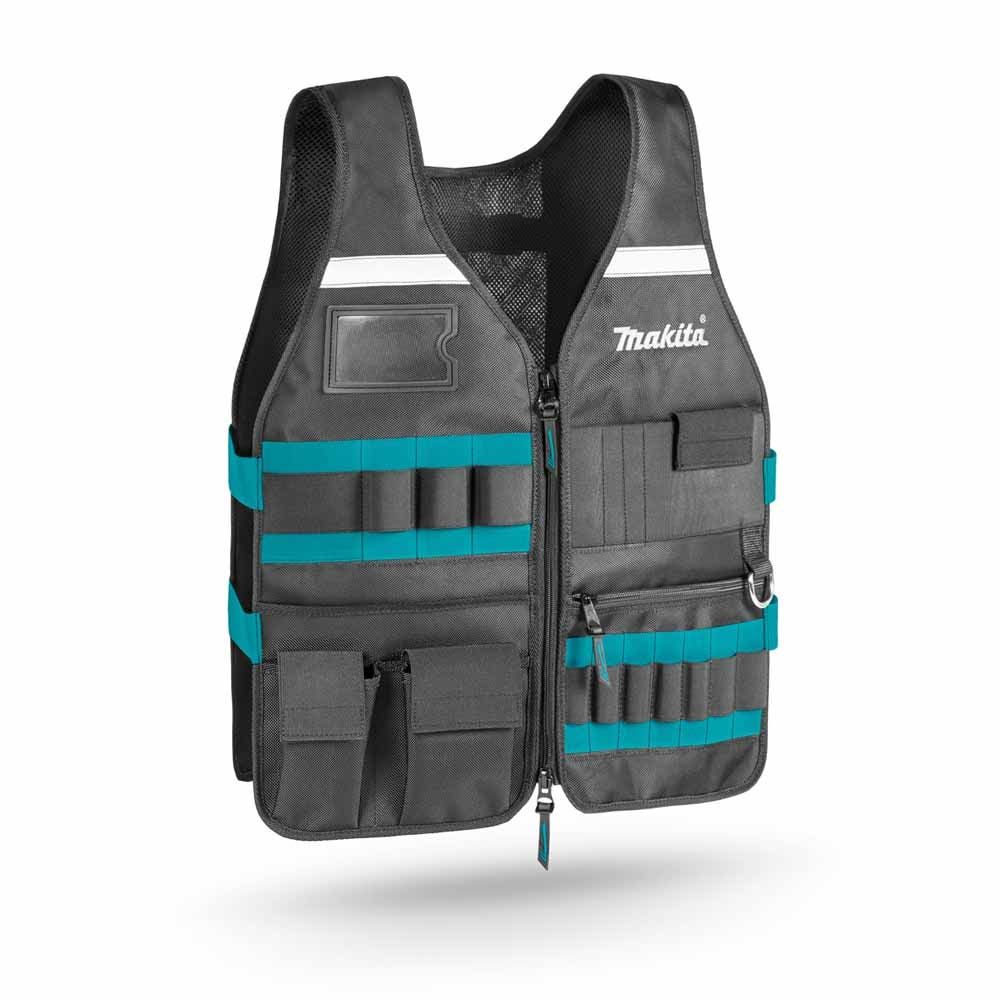 Makita Work Vest - Adjustable Pockets E-15609