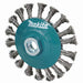 Makita S/STEEL BEVEL BRUSH KNOT 115mm x M14 - 2 D-77584