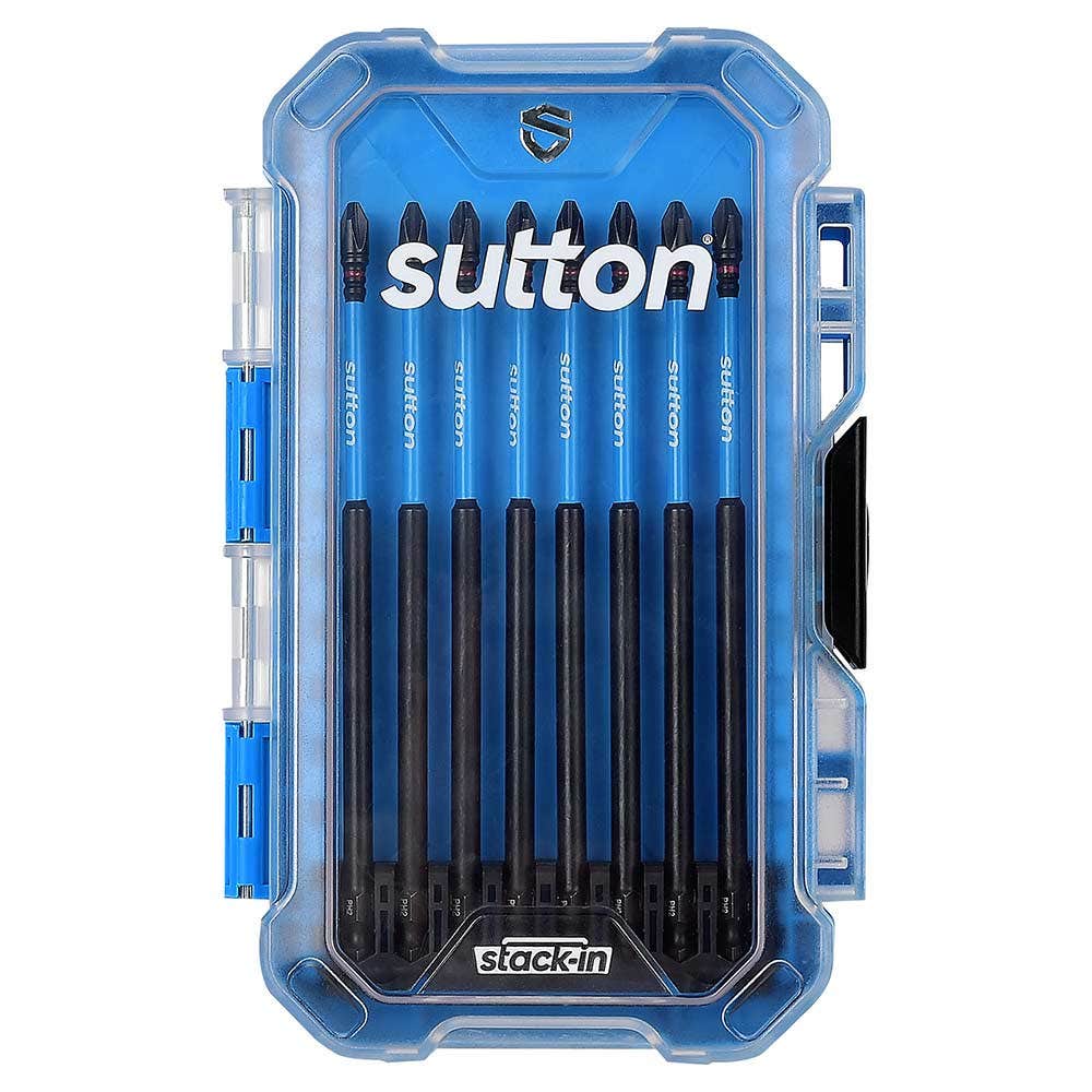 SUTTON SUPATOR IMPACT SCREWDRIVER BIT SET STACK-IN - 8 PIECE S200T08G02