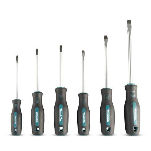 Makita Diy Hand S/Driver Set - Ph & Slot - 6Pc E-13518