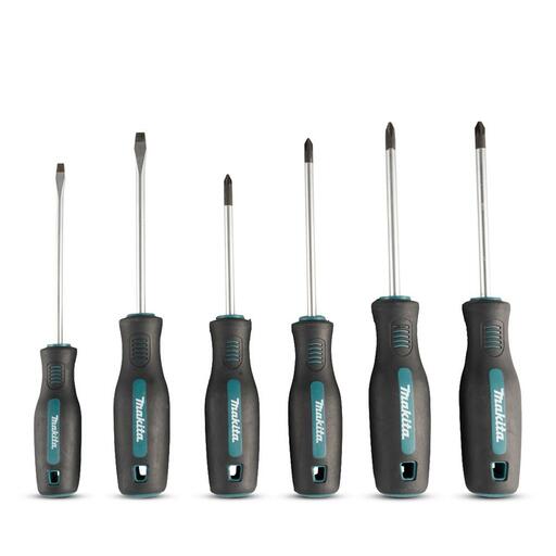 Makita Diy Hand S/Driver Set - Ph Pz & Slot 6Pc E-13524