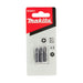 Makita PH1/2/3 x 25mm INSERT SCREWDRIVER BIT 3pk B-24511