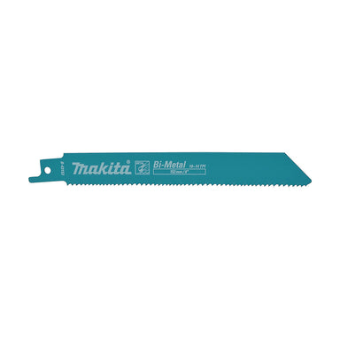 Makita RECIPRO BLADE Bi-METAL 152mm x 1.25mm x 10 - 14tpi - 5pk - THICK METAL B-43153