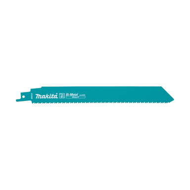 Makita RECIPRO BLADE Bi-METAL 225mm x 1.1mm x 8 - 10tpi - 5pk - THICK METAL B-43181