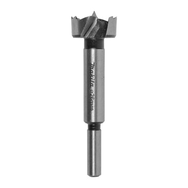 Makita FORSTNER HSS DRILL BIT 26mm x 90mm x 8mm SHAFT D-42254