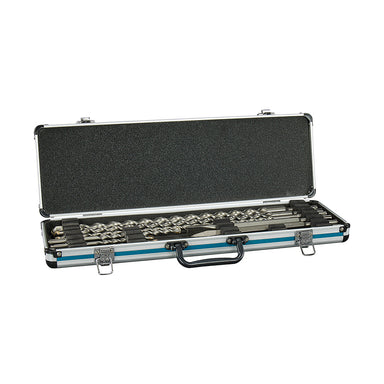 Makita STANDARD SDS-PLUS DRILL & CHISEL ASSORTMENT SET - 10pk - ALUMINIUM CASE D-42391