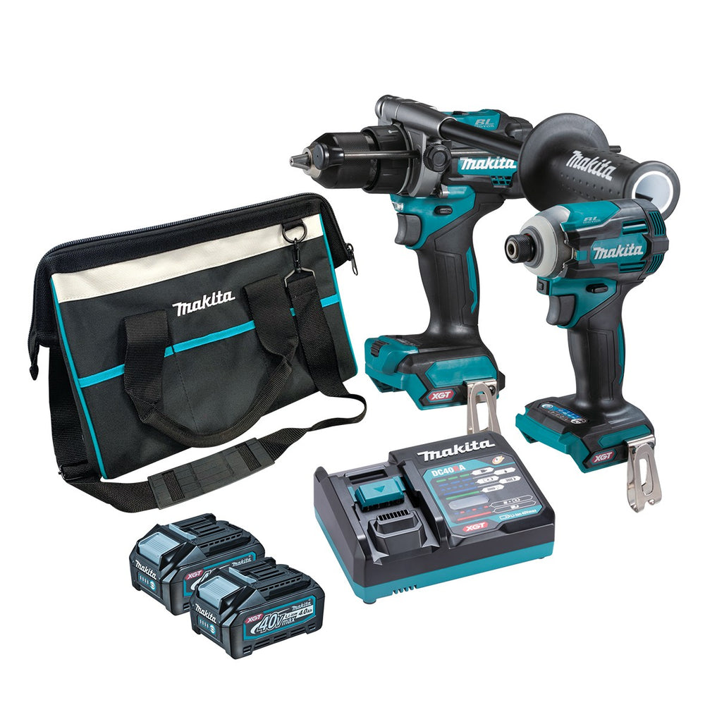 Makita 40V Max Xgt Brushless 2 Piece 2 X 4.0Ah Combo Kit Dk0114G209