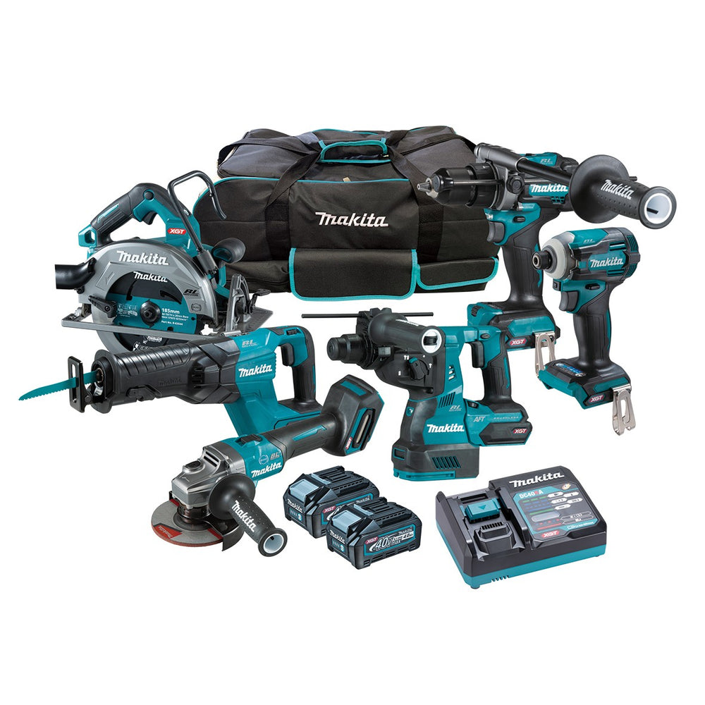 Makita 40V Max Xgt Brushless 6 Piece 2 X 4.0Ah Combo Kit Dk0115G603