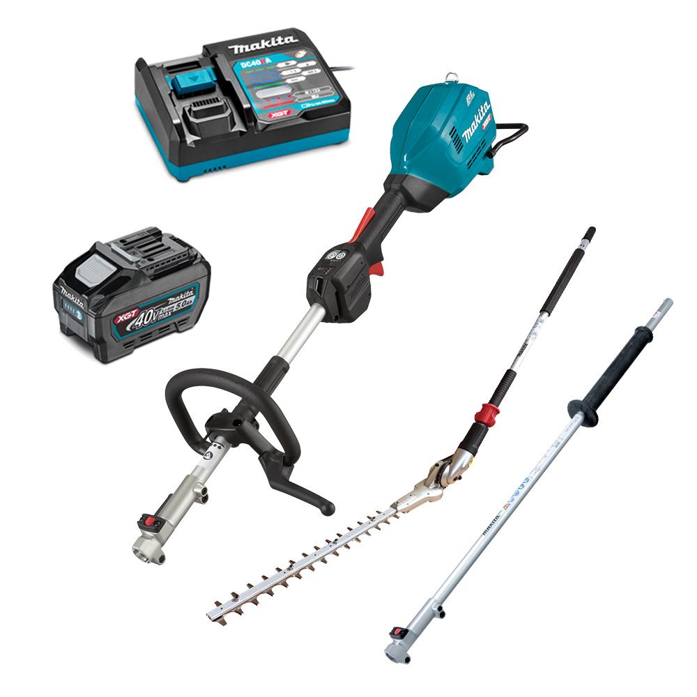 Makita UX01GT101-B  40V 5.0Ah Li-ion XGT Max Cordless Brushless Multi-Function Powerhead Combo Kit with Attachments