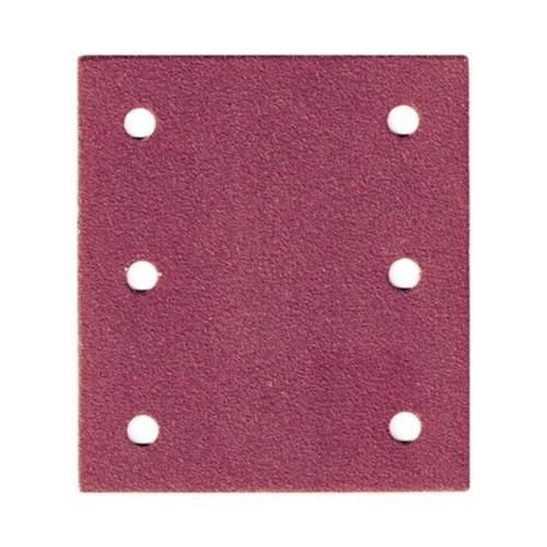 MAKITA SAND PAPER 100# / 1/4 SHEET HOOK & LOOP BROWN PUNCHED - (10PK) D-58693