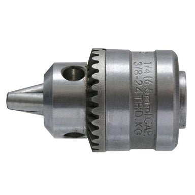 MAKITA 6.5mm KEYED CHUCK / 0-6.5mm CAP / 3/8" x 24 UNF - METAL H/DUTY - 6501 / MT651 192887-5