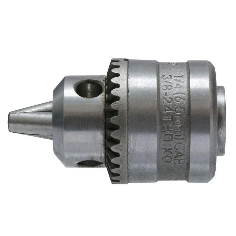 MAKITA 6.5mm KEYED CHUCK / 0-6.5mm CAP / 3/8" x 24 UNF - METAL H/DUTY - 6501 / MT651 192887-5