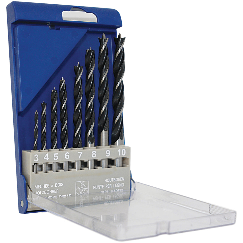 Makita Brad Point Drill Bit Set 3-10Mm - 8Pc P-57663