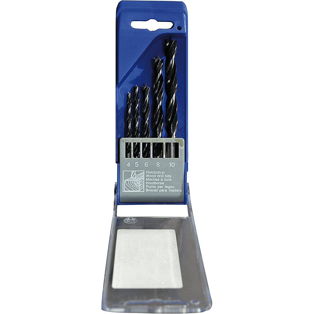 Makita Brad Point Drill Bit Set 4-10Mm - 5Pc P-57657