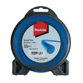 MAKITA NYLON LINE 1.6mm x 15M ROUND TRIM 369.224.618