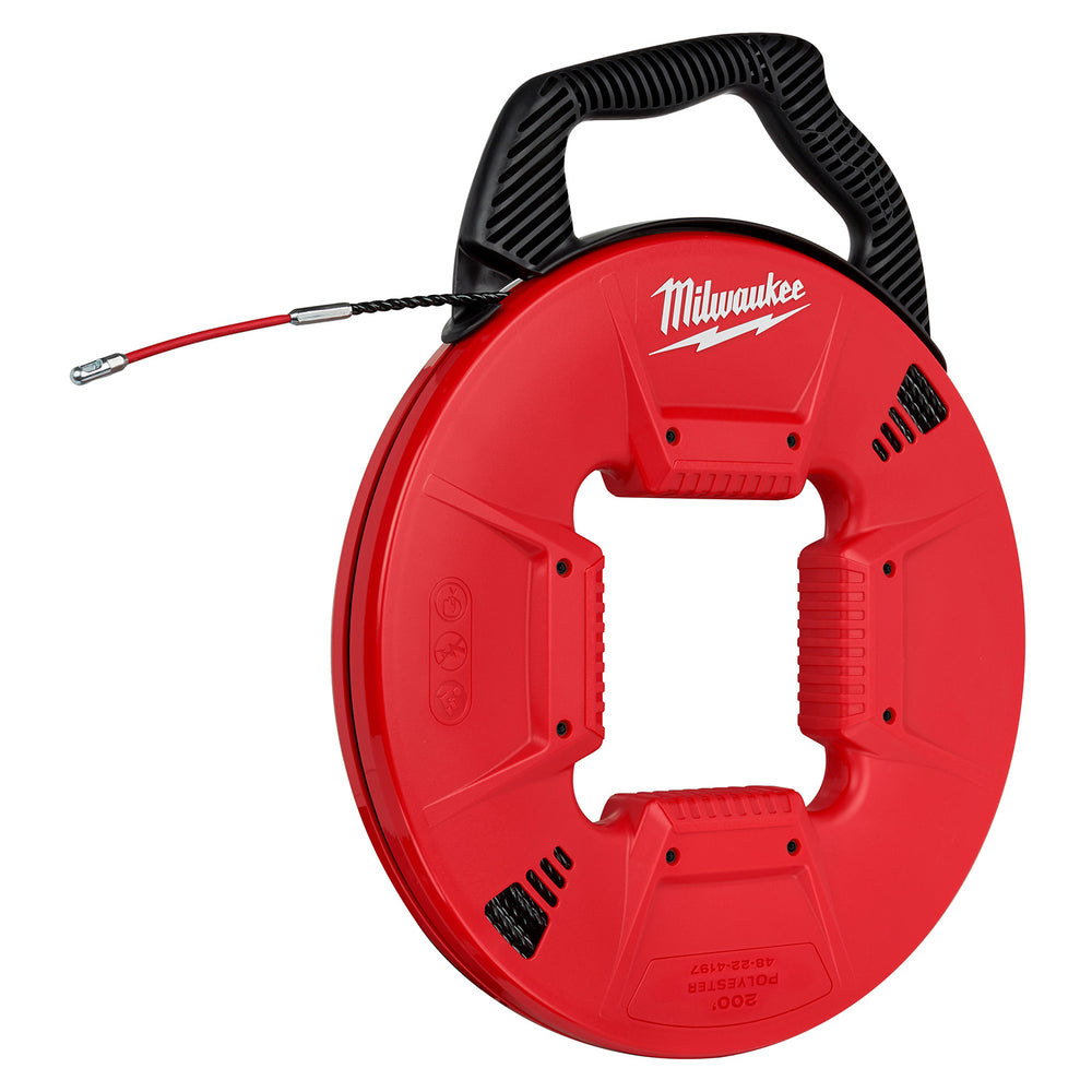 Milwaukee 60m (200') Polyester Metal Leader Fish Tape 48224197