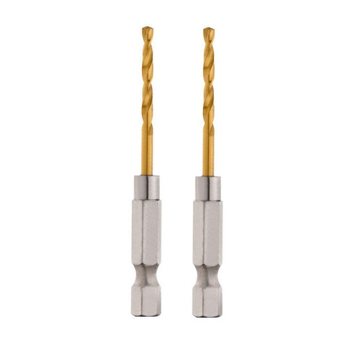 Milwaukee Shockwave 2.5mm Red Helix Titanium Drill Bit - 2 Pack 48894804