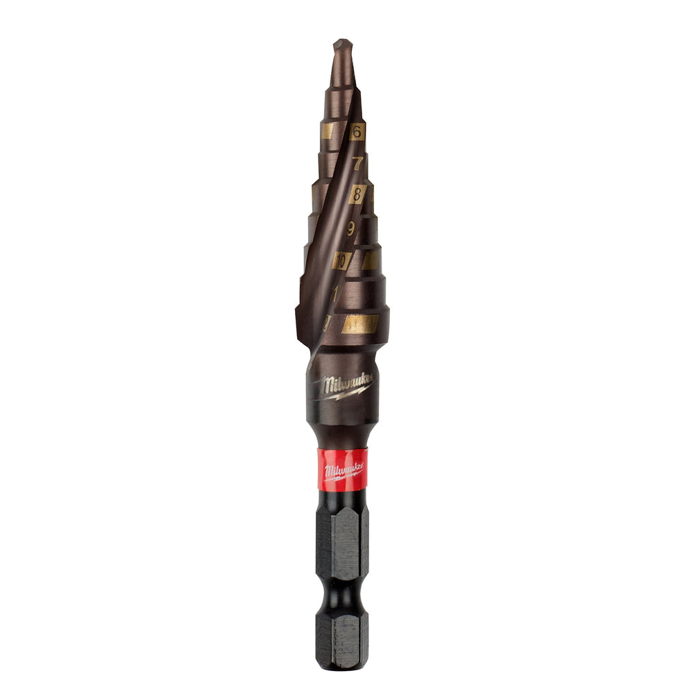 Milwaukee Shockwave 4-12mm 9 Hole Metric Step Bit 48899261