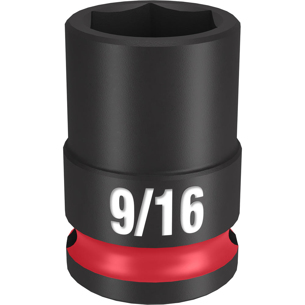 Milwaukee Shockwave 3/8" Drive 9/16" Standard 6 Point Impact Socket 49666107