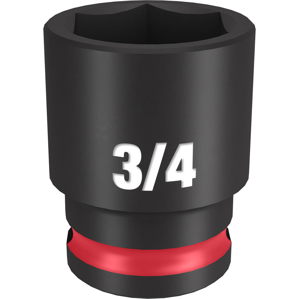 Milwaukee Shockwave 3/8" Drive 3/4" Standard 6 Point Impact Socket 49666110
