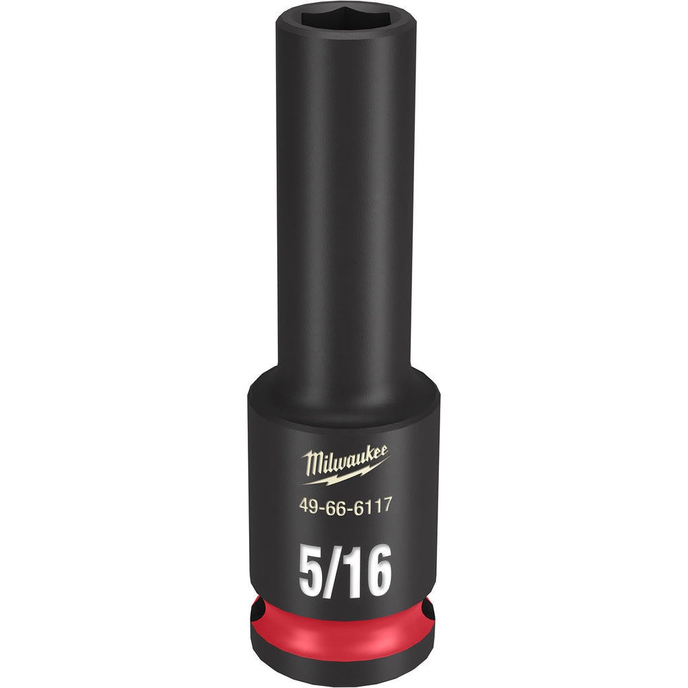 Milwaukee Shockwave 3/8" Drive 5/16" Deep 6 Point Impact Socket 49666117
