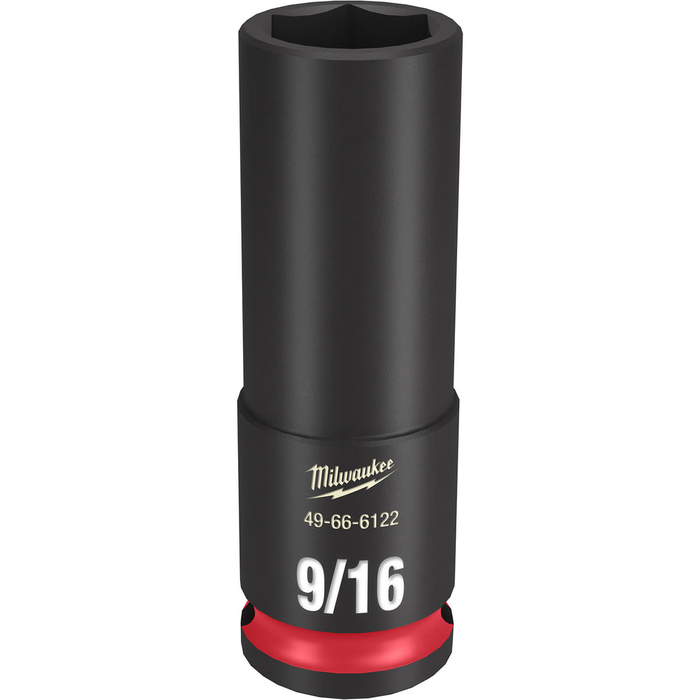 Milwaukee Shockwave 3/8" Drive 9/16" Deep 6 Point Impact Socket 49666122