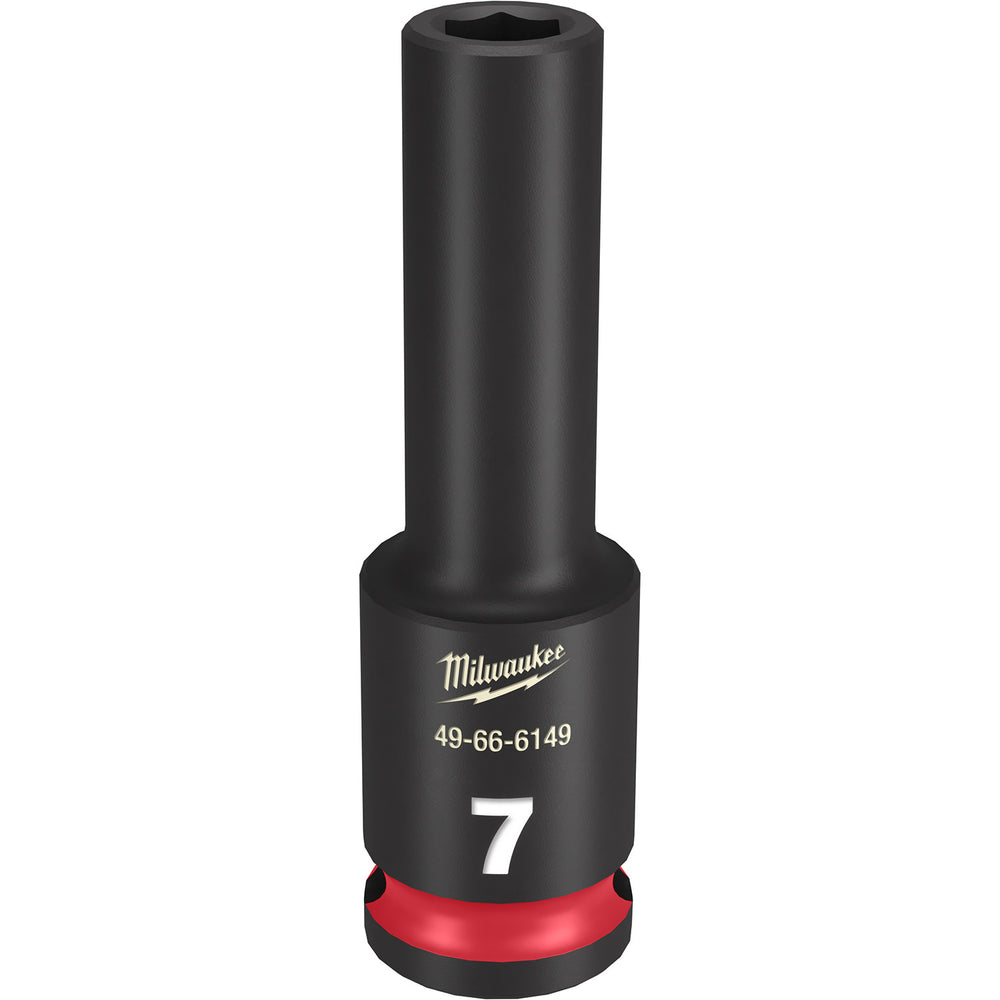 Milwaukee Shockwave 3/8" Drive 7mm Deep 6 Point Impact Socket 49666149