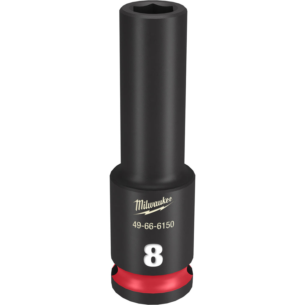 Milwaukee Shockwave 3/8" Drive 8mm Deep 6 Point Impact Socket 49666150