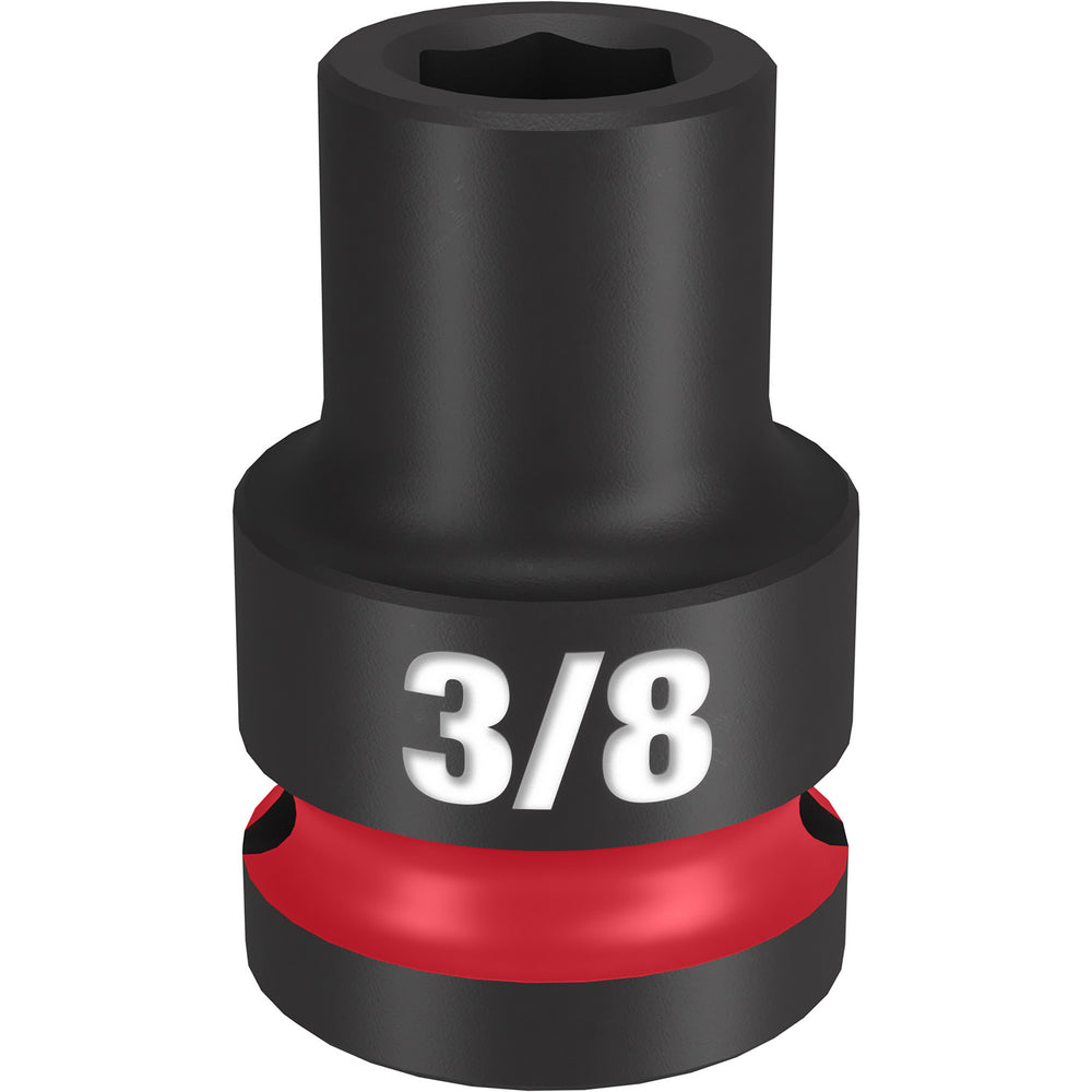 Milwaukee Shockwave 1/2" Drive 3/8" Standard 6 Point Impact Socket 49666200