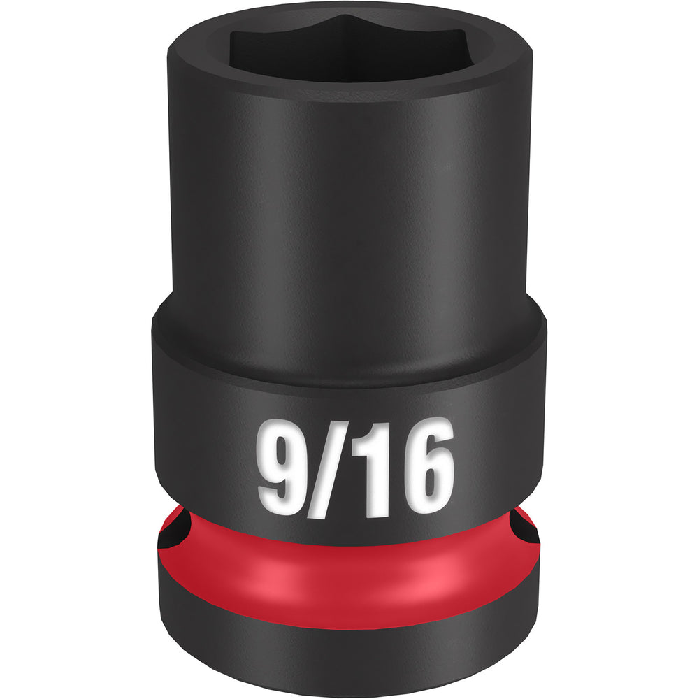 Milwaukee Shockwave 1/2" Drive 9/16" Standard 6 Point Impact Socket 49666203