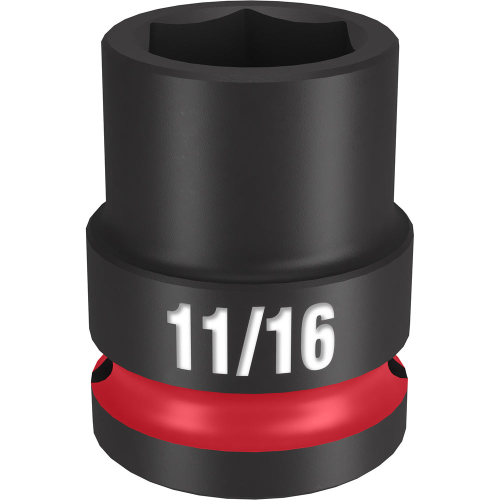 Milwaukee Shockwave 1/2" Drive 11/16" Standard 6 Point Impact Socket 49666205