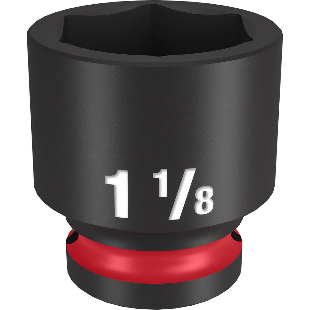 Milwaukee Shockwave 1/2" Drive 1-1/8" Standard 6 Point Impact Socket 49666212