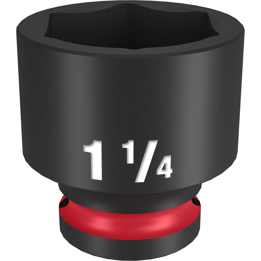 Milwaukee Shockwave 1/2" Drive 1-1/4" Standard 6 Point Impact Socket 49666214
