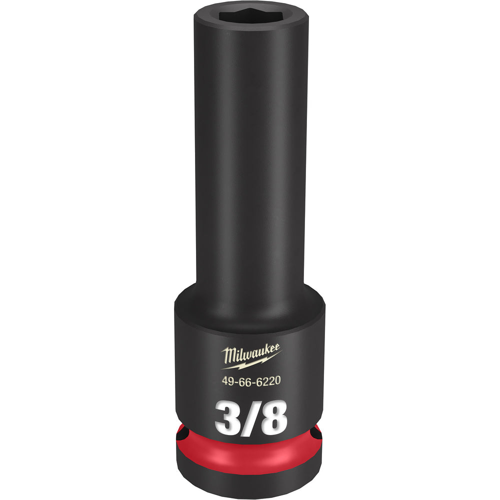Milwaukee Shockwave 1/2" Drive 3/8" Deep 6 Point Impact Socket 49666220