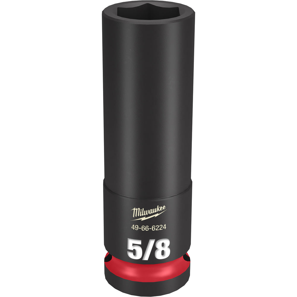 Milwaukee Shockwave 1/2" Drive 5/8" Deep 6 Point Impact Socket 49666224