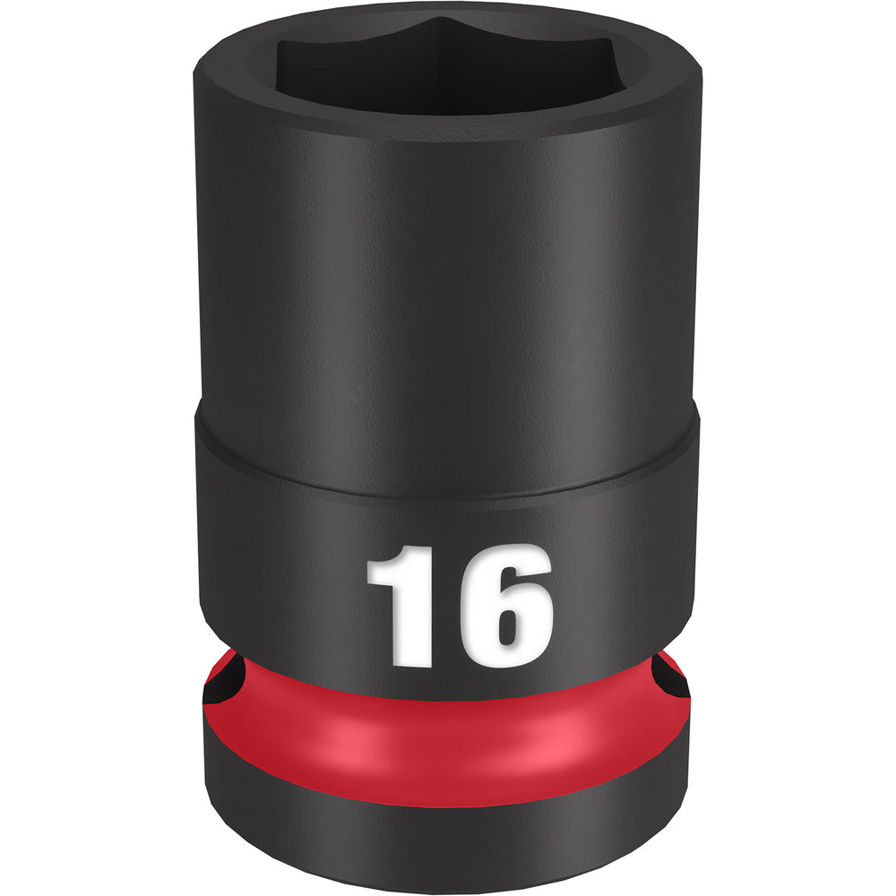 Milwaukee Shockwave 1/2" Drive 16mm Standard 6 Point Impact Socket 49666248