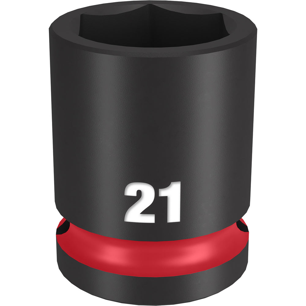 Milwaukee Shockwave 1/2" Drive 21mm Standard 6 Point Impact Socket 49666253