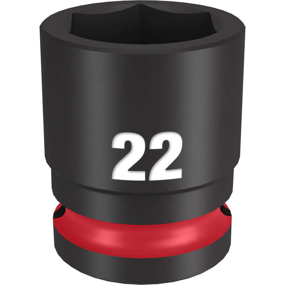 Milwaukee Shockwave 1/2" Drive 22mm Standard 6 Point Impact Socket 49666254