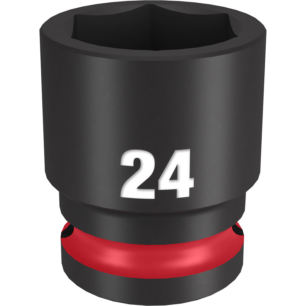 Milwaukee Shockwave 1/2" Drive 24mm Standard 6 Point Impact Socket 49666256